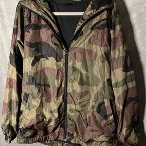 Camo Wind Breaker Jacket